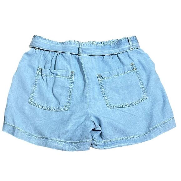 Copper Key Women’s Blue Tencel Denim Women's Shorts, Size XS - Picture 2 of 7
